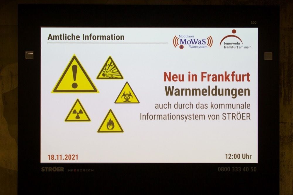 Frankfurt stärkt digitale Warnkanäle